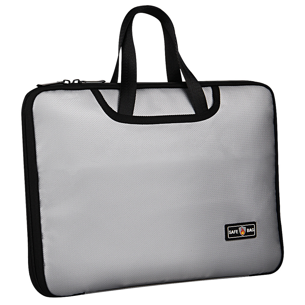 Large Size Fireproof Waterproof Fiberglass Computer Bag Fire Protection Travel Document Bag for Laptop