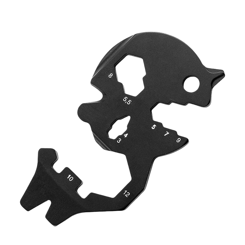 Multifunctional Trendy Custom Metal Bottle Opener Promotional Keychains for Gifts