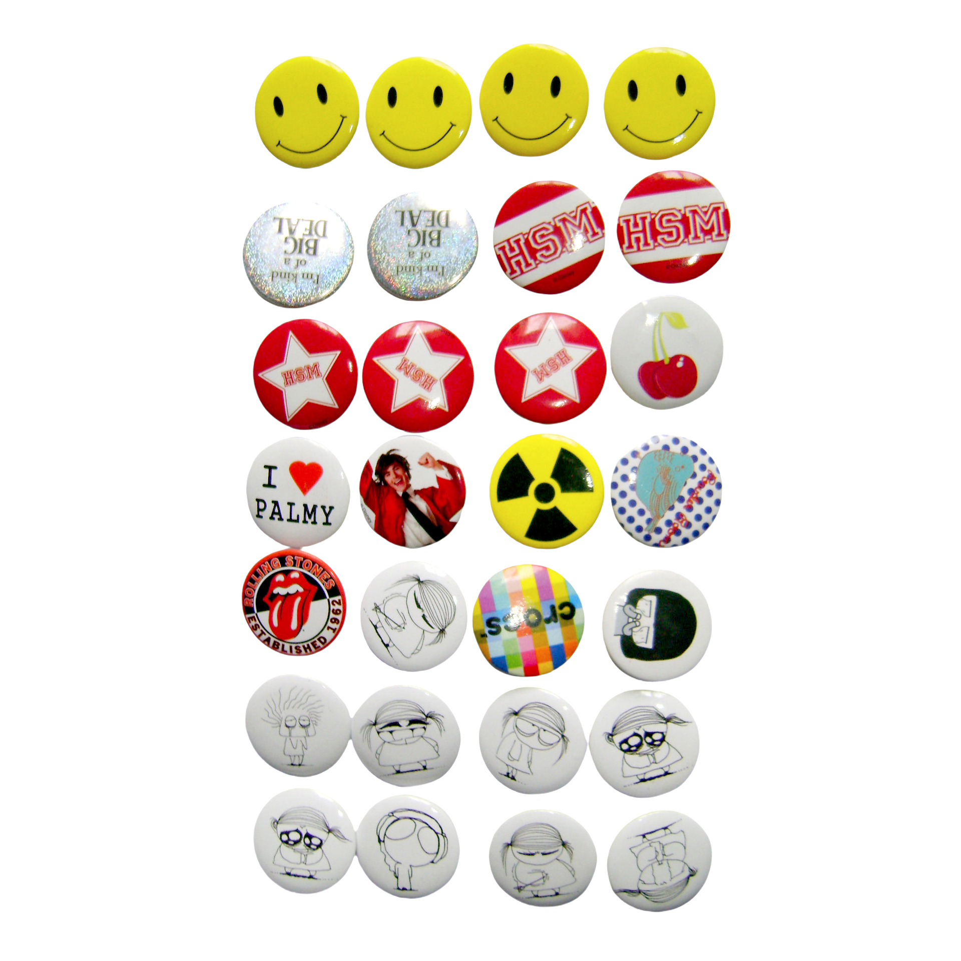 Trendy Decoration Promotional Fashion Accessories Customizable Round Botton Tinplate Badge