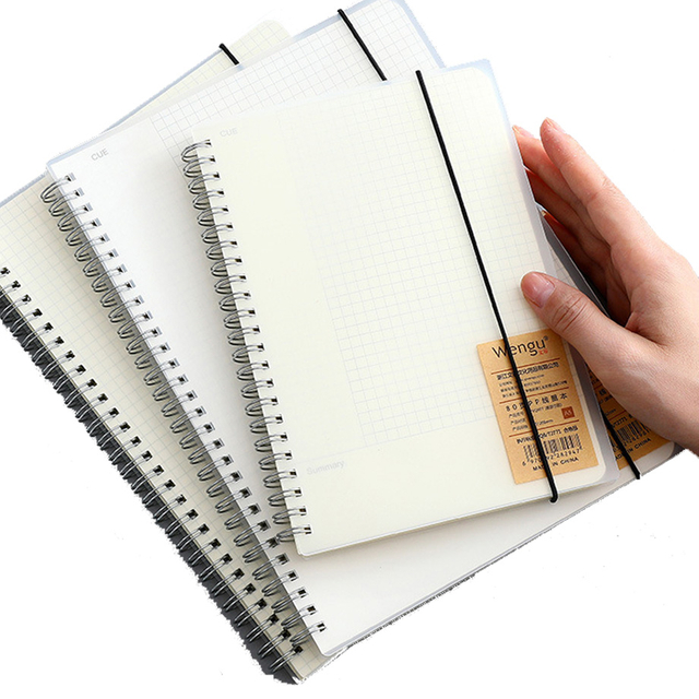 Business Custom LOGO Promotional Gift PP Thickened Translucent Notebook