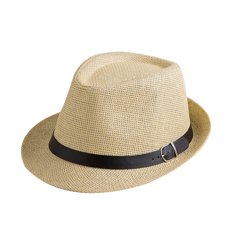 Spring Summer Retro Outdoor Promotional Custom LOGO Short Brim Paper Straw Hat