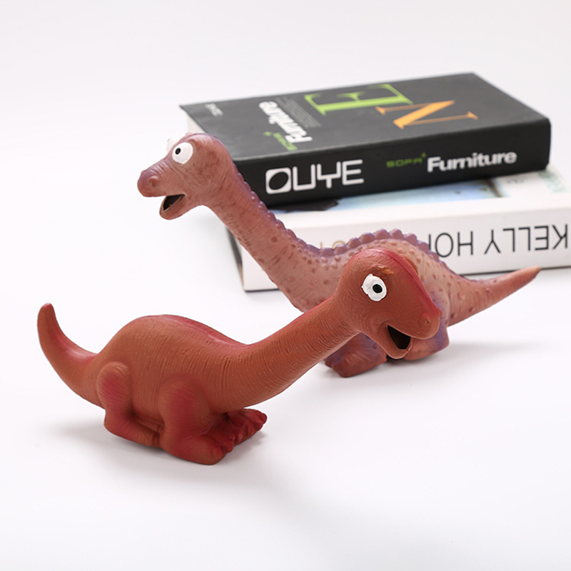 Wholesale Custom Luxury Dinosaurs Dog Chew Toys Latex Squeak Toy Bite Resistant Pet Dog 