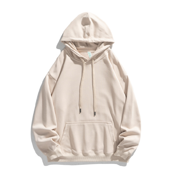 Fashion Trendy Promotional 320g Large-size CVC Drop Shoulder Style Printable logo Hoodie
