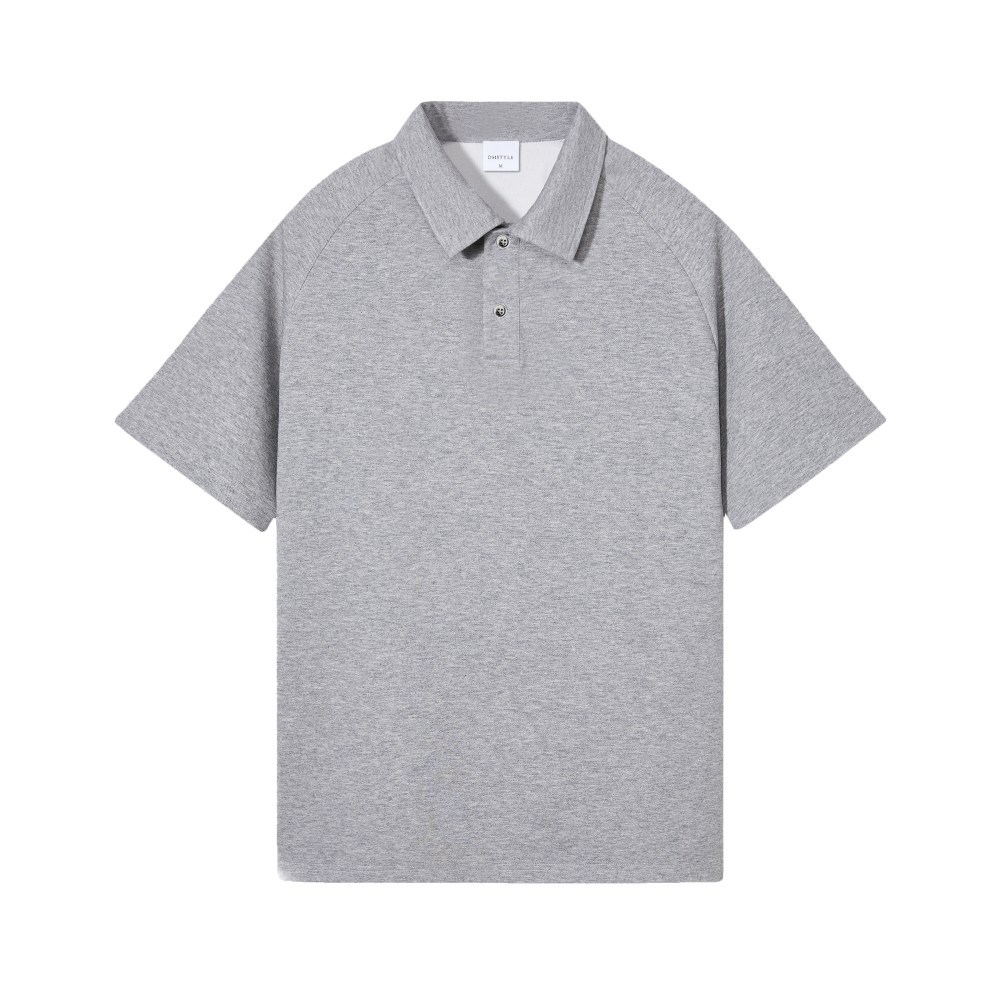 230g 60s Pique air Layer Drop Shoulder Custom Print Uniform Teamwear Event Short Sleeve Polo Shirt