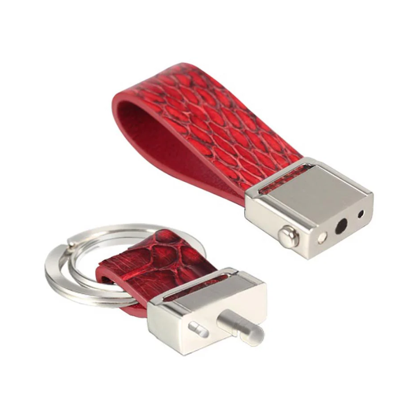 Luxury Business Promotional Business Gift Custom Accessories Leather Keychain