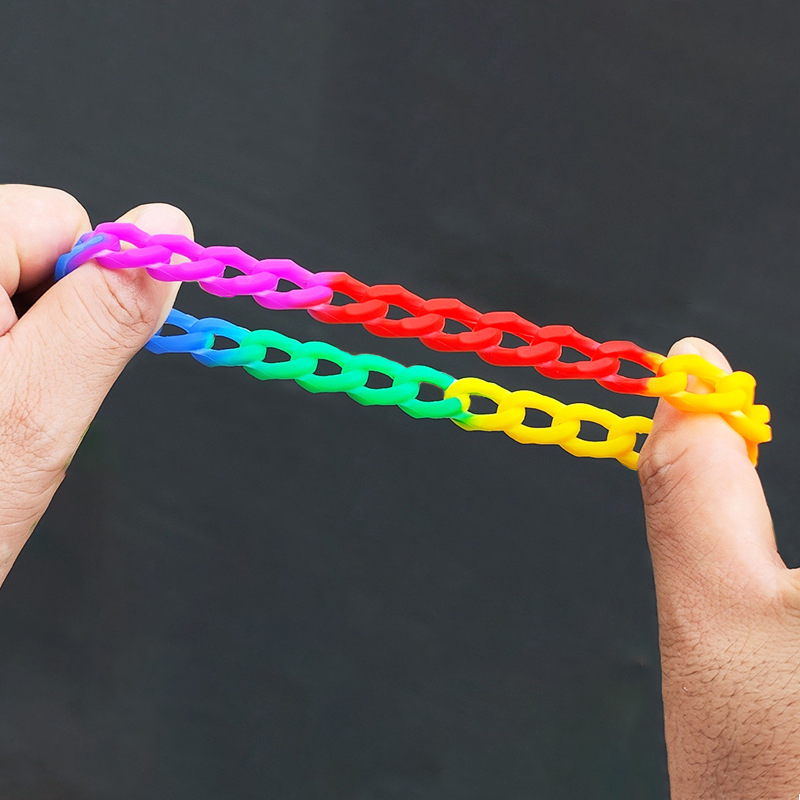 Rainbow Festival LGBT Colorful Custom Personalised Promotional Silicone Wristbands