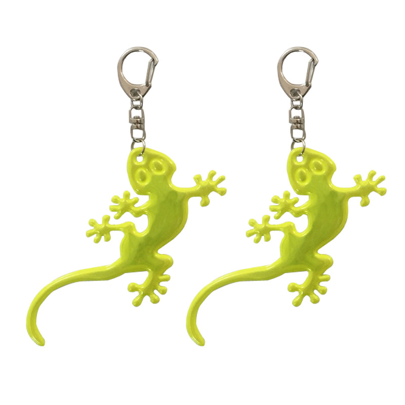 Whosale Promotional Funny PVC Custom LOGO Reflective Key Chain Pendant