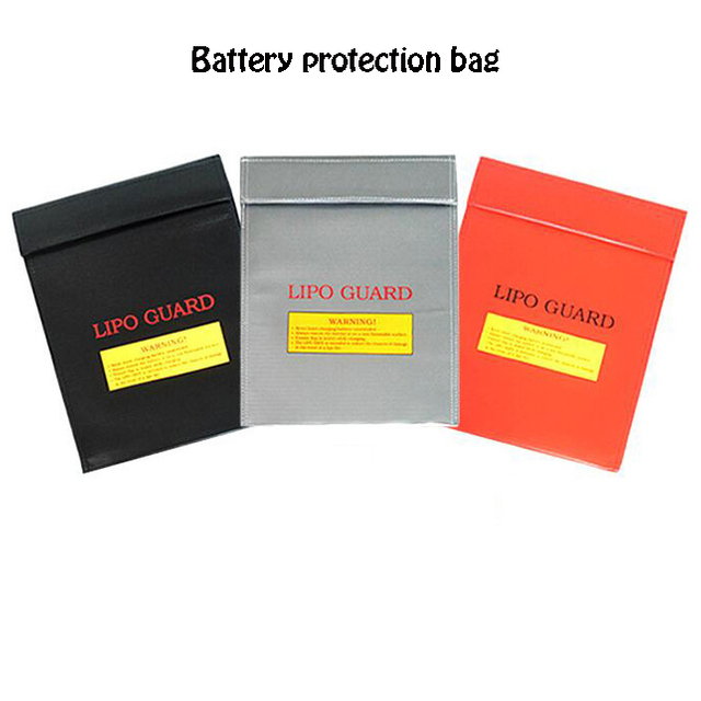 Fireproof Waterproof Explosion-proof Battery Safety Bag Lipo Guard RC Boat Parts Battery Safe Charge Sack Protection