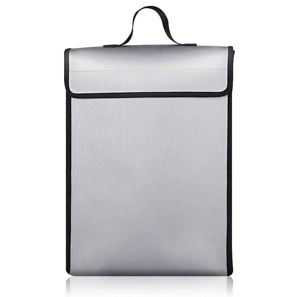 High Quality Improved OEM Double Layer Lipo Battery Safety Fire Retardant Silicone Fiberglass Waterproof Document Cases File Bag