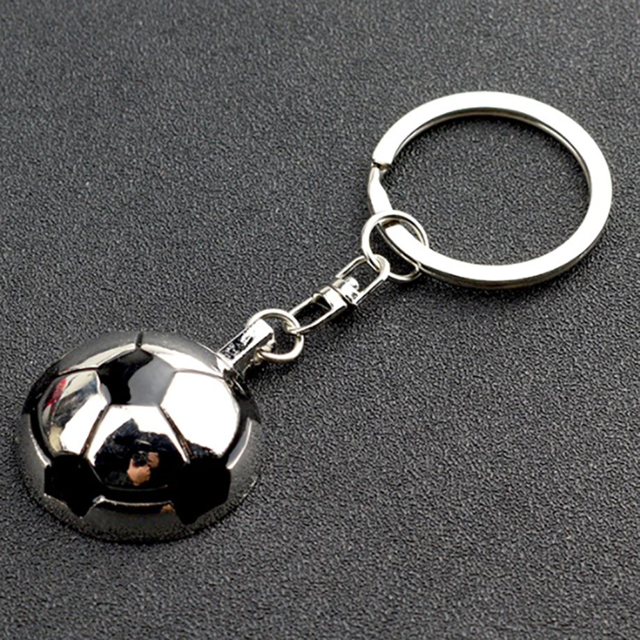 Personality Club Custom LOGO Metal Bag Decoration Gift Soccer Keychain