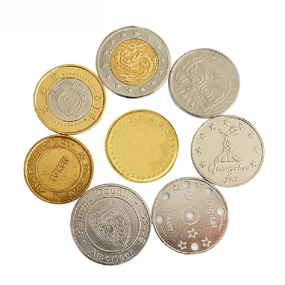 High Quality Wholesale Custom Pusher Coin Operated Games Metal Coin