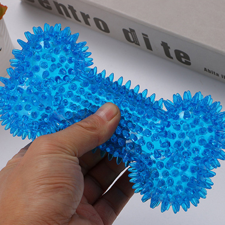 Bite Resistant TPR Rubber Material Pet Toys Chew Molar Teeth Cleaning Squeaky Ball Dog Toys