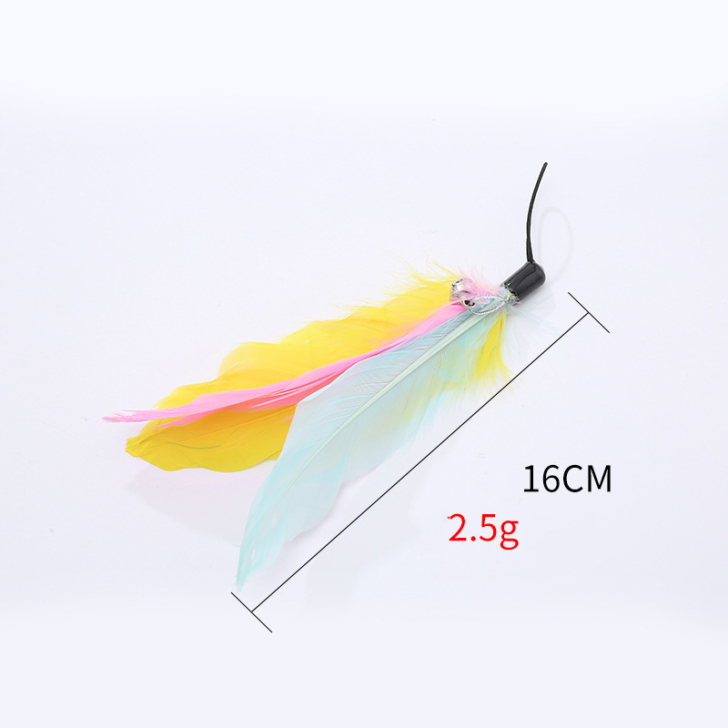 Insect Replacement for Cat Teaser Fishing Rod with Bell Interactive Cat Toy