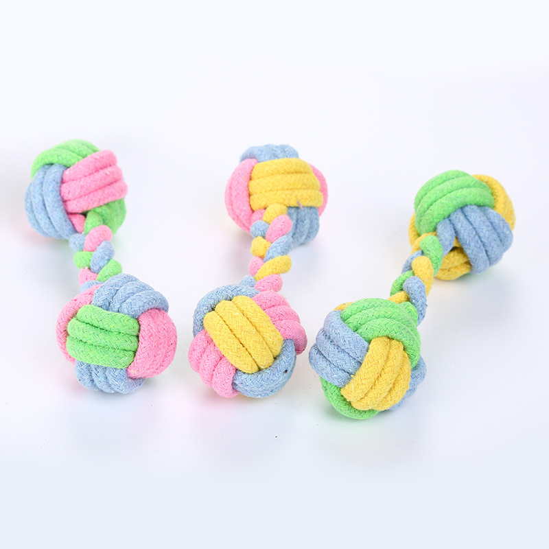 Hot Wholesale Durable Cotton Rope Ball Pet Toys Dog Chew Ball Dog Toys for Aggressive Chewers