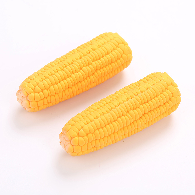 Indestructible Dog Chew Toys Rubber Dog Chew Toy Latex Corn Toys for Aggressive