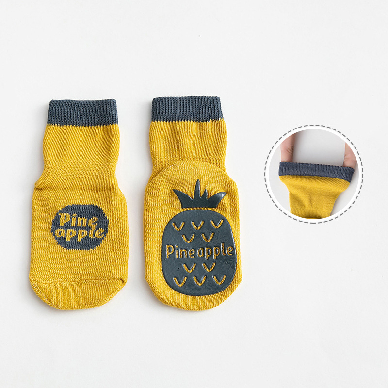 Wholesale Cute Breathable Custom Cotton Anti-Slip Socks Baby Trampoline Socks for Kids