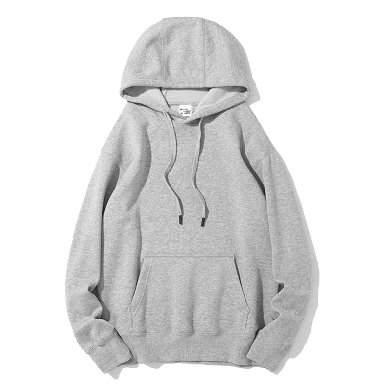 Fashion Trendy Promotional 320g Large-size CVC Drop Shoulder Style Printable logo Hoodie
