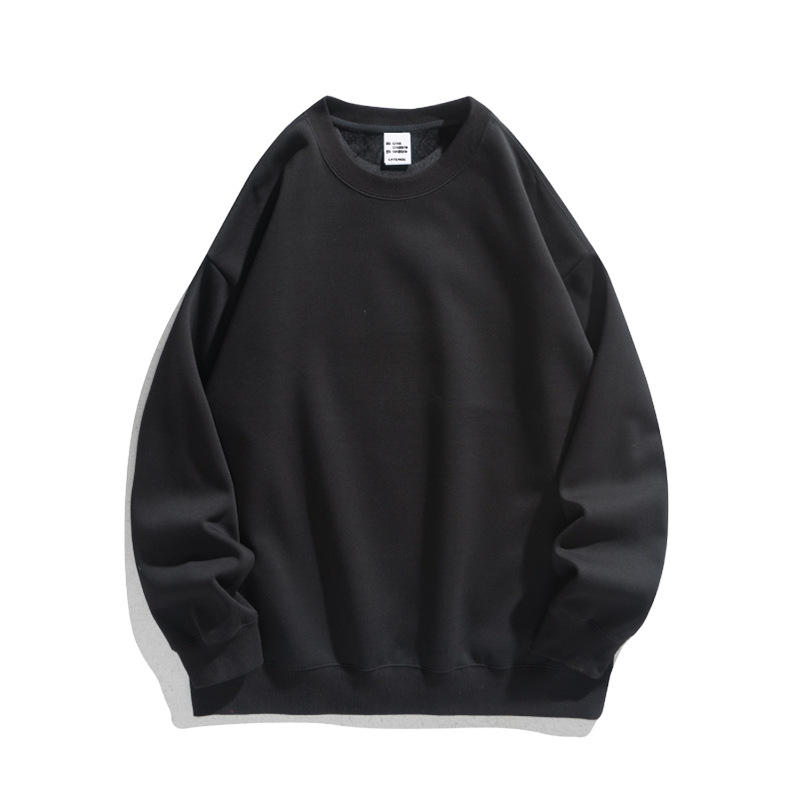 Fashion 360g Oversized Ultra-soft Silver fox Fleece Crewneck Long Sleeve Loose Fit Drop Shoulder Sweatshirt Unisex