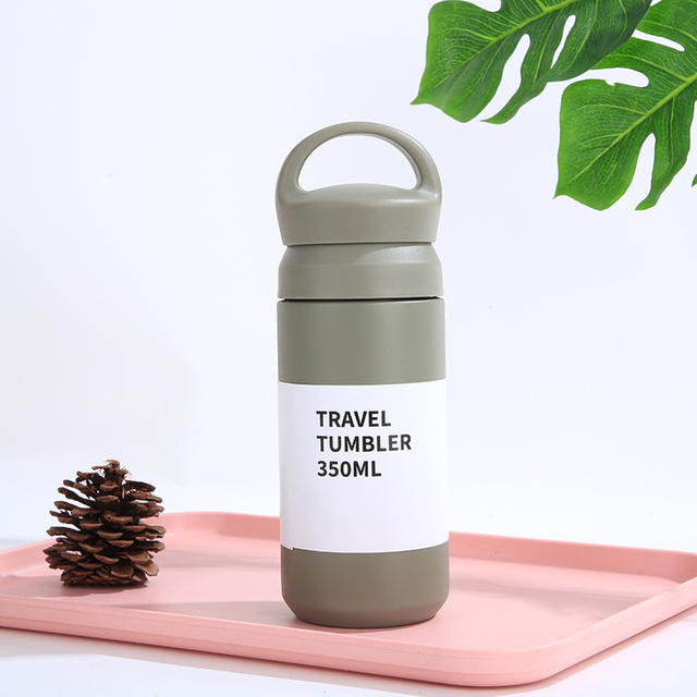Creative Thermos Cup 304 Stainless Steel Office Cup Student Mug Modern Minimalist Portable Travel Tumbler