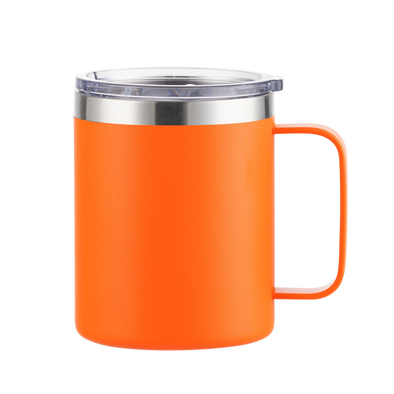 304 Stainless Steel Insulated Cup with Handle Portable Coffee Mug Double Wall Vacuum Office Mug