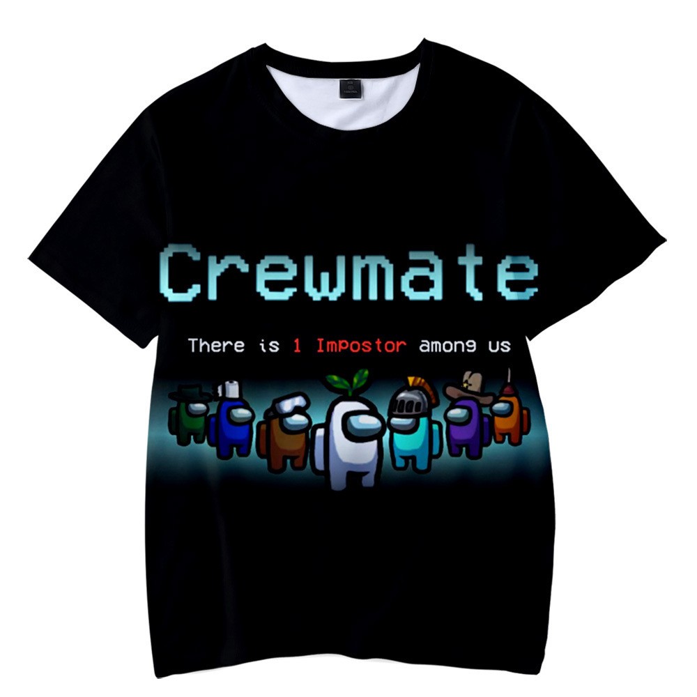 Sublimation Digital Printing Children T Shirt Top Short Sleeved Cool Graphic Cartoon Clothes T-Shirt