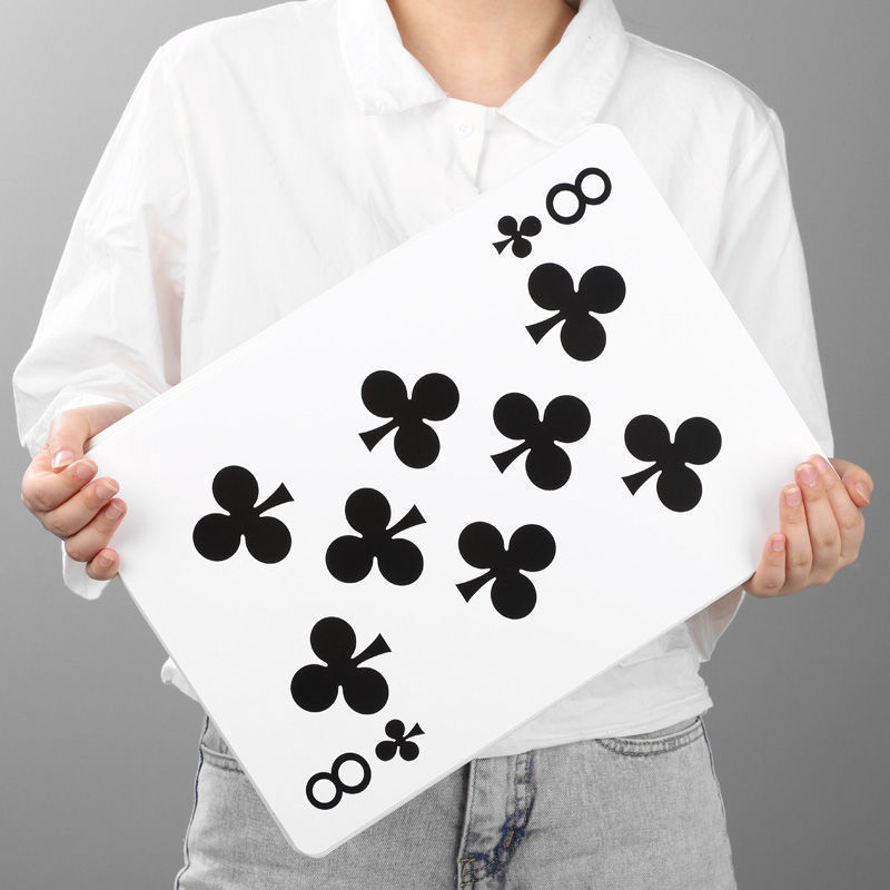 Jumbo funny party supplies custom PVC playing cards