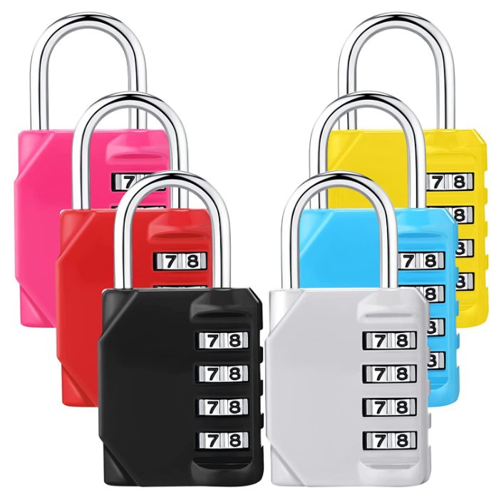 Promotional Business Travel Gifts Custom LOGO Zinc Alloy Bag Lock Travel Luggage Locks Suitcase Padlock