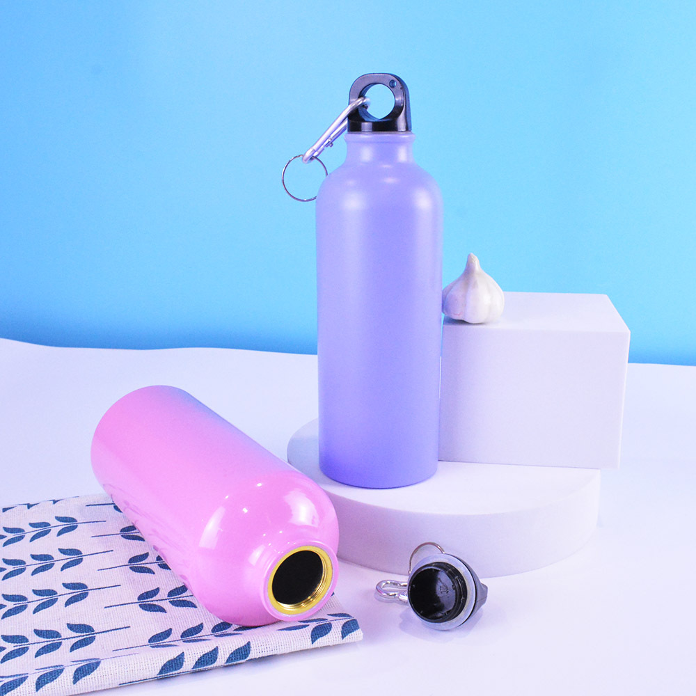 Whosale Custom LOGO Coloful Promotion Aluminium Water Bottle with Buckle