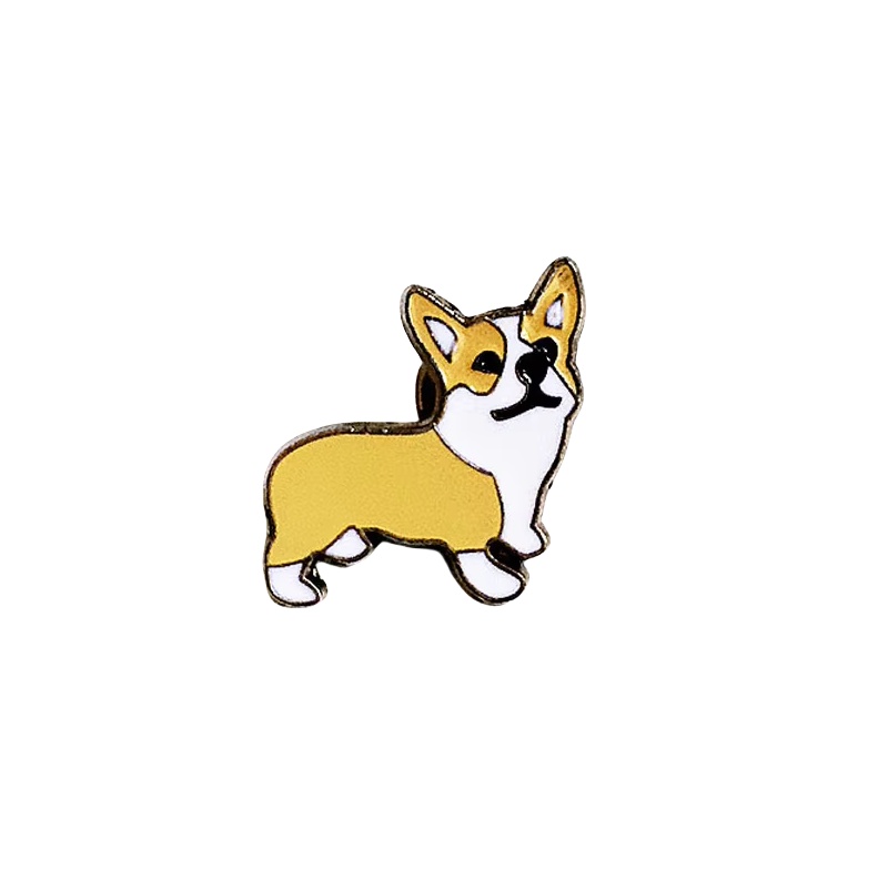 Cute Promotional Clothing Accessories Promotional Customizable Collar Enamel Dog Pet Pins