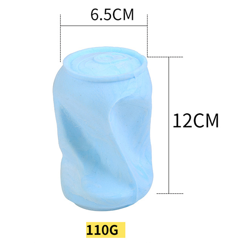 Wholesale Eco-friendly Milk Flavor Foamed Pop Can Dog Chew Toy
