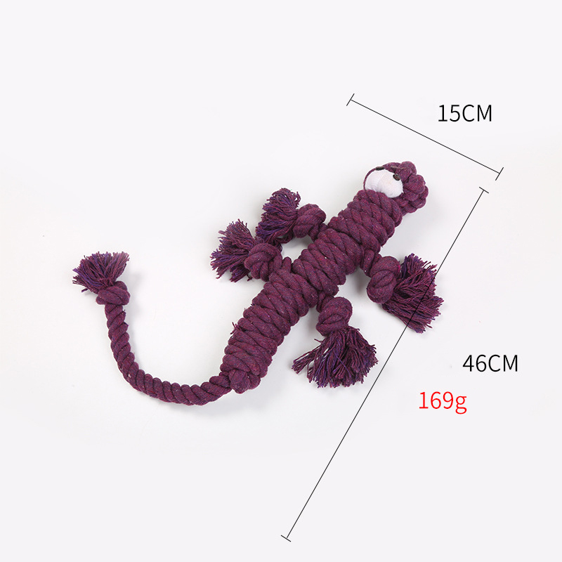 High Quality Teeth Cleaning Bite Resistant Molar Chew Cotton Rope Knitted Lobster Pet Dog Toy