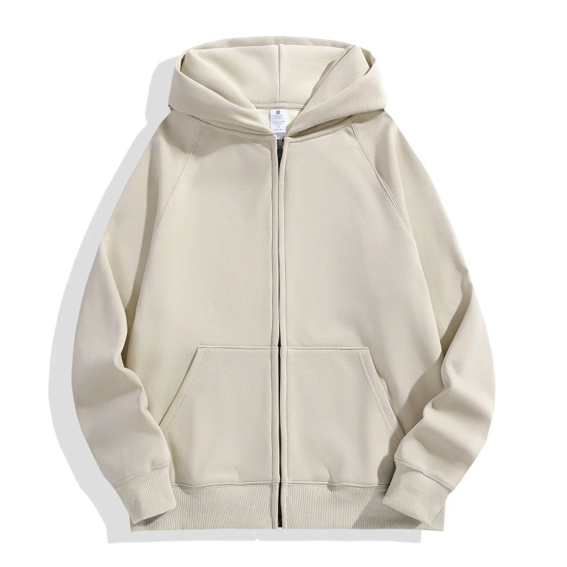 600g Streetwear Batwing Pullover Hoodie Zip Jacket Custom Logo Outerwear
