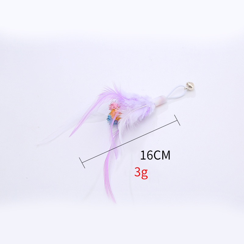 Insect Replacement for Cat Teaser Fishing Rod with Bell Interactive Cat Toy