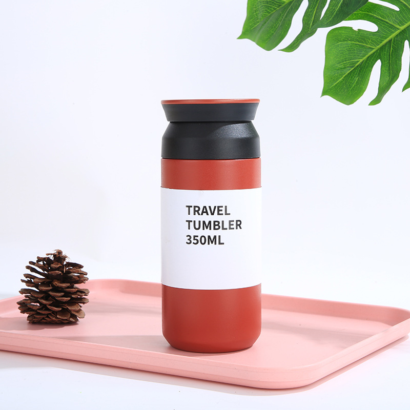 Creative Thermos Cup 304 Stainless Steel Office Cup Student Mug Modern Minimalist Portable Travel Tumbler