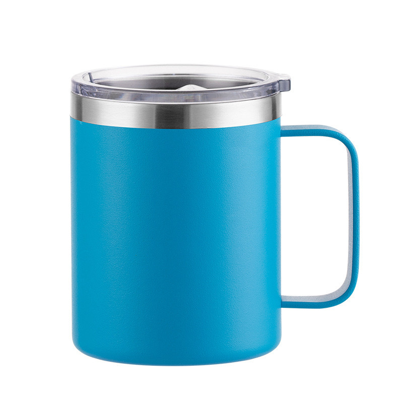 304 Stainless Steel Insulated Cup with Handle Portable Coffee Mug Double Wall Vacuum Office Mug