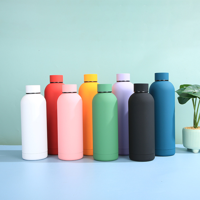 Promotion Stainless Steel Narrow Mouth Outdoor Portable Hiking Flask Large Capacity Sports Water Bottle Insulated Cup