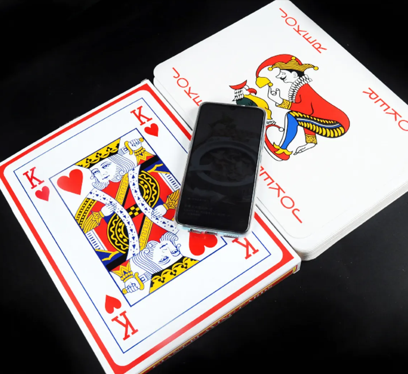 Jumbo funny party supplies custom PVC playing cards