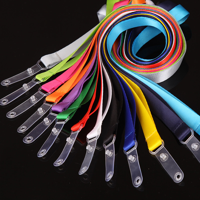 Colorful Customized logo Keychain Custom ID Card Lanyard Neck