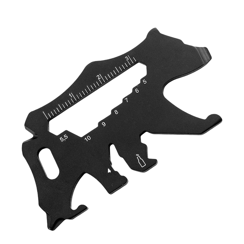 Multifunctional Trendy Custom Metal Bottle Opener Promotional Keychains for Gifts